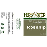 Organic Rosehip Seed Oil 2 oz Label