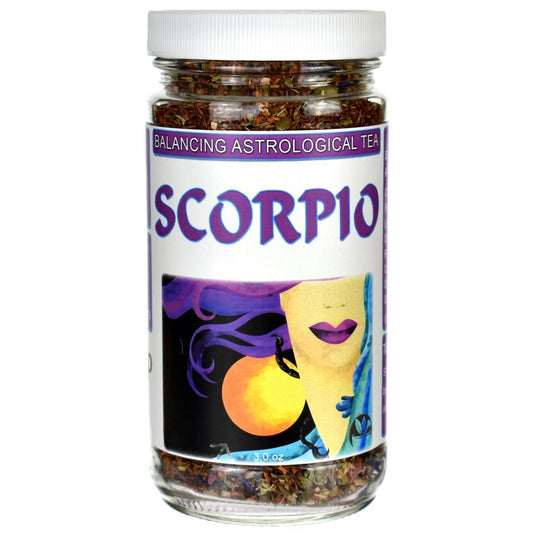 Scorpio Balancing Astrological Tea Blend Jar
