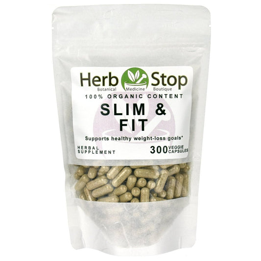 Organic Slim & Fit Bulk Herbal Capsules Bag