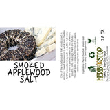 Smoked Applewood Salt Label