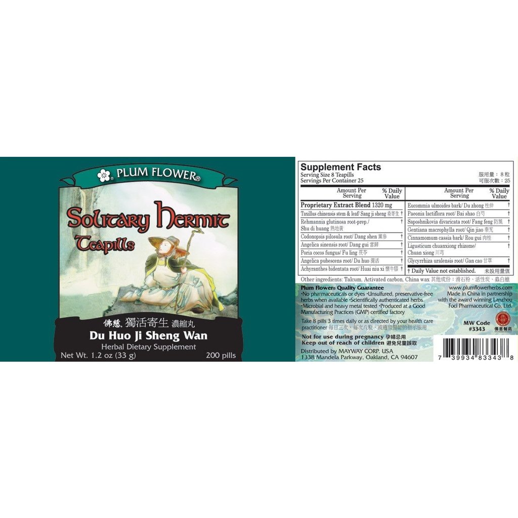 Solitary Hermit Supplement Facts