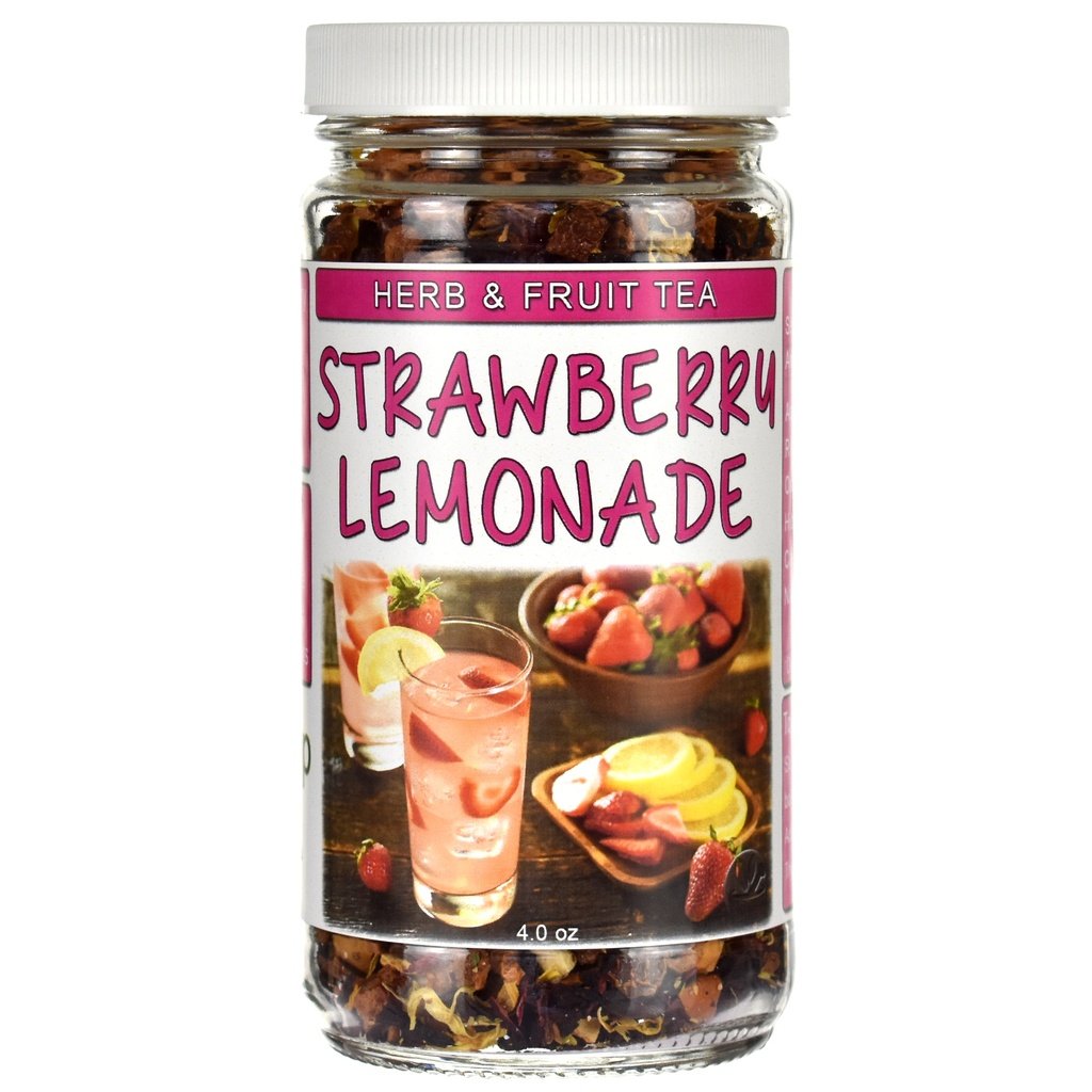 Strawberry Lemonade Loose Leaf Herb & Fruit Tea Jar