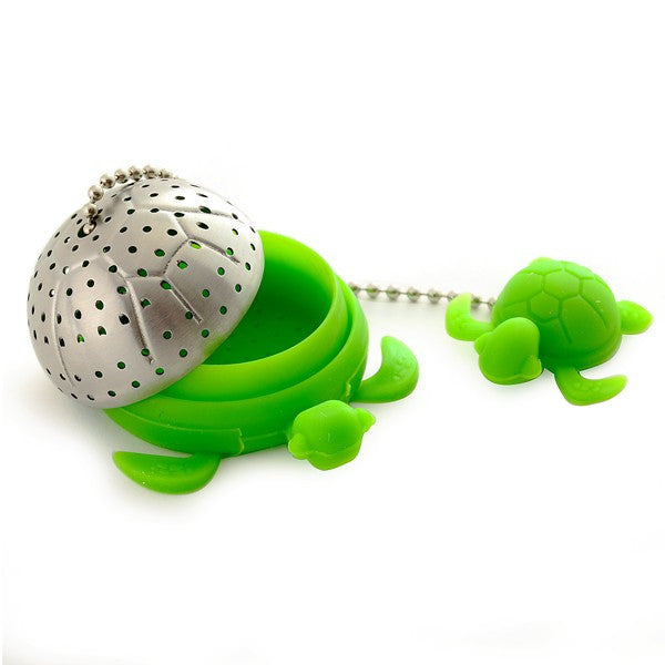 Turtle Tea Infuser Ajar