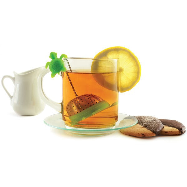 Turtle Tea Infuser Steeping