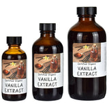 Organic Vanilla Extract Bottles