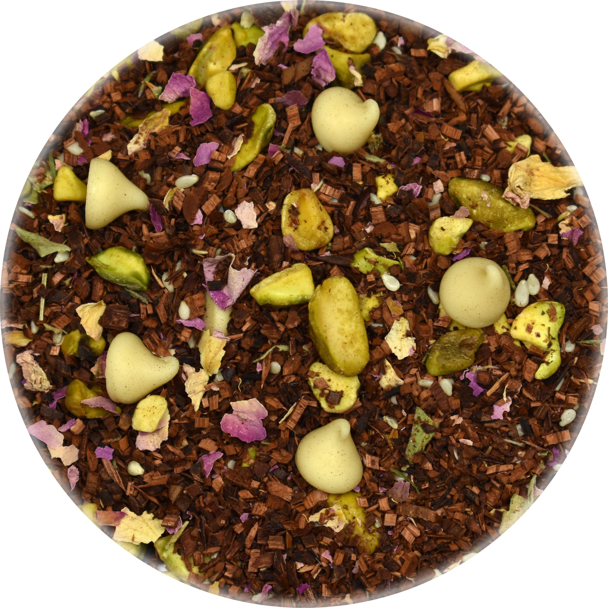 White Chocolate Pistachio Honeybush Loose Tea Bulk
