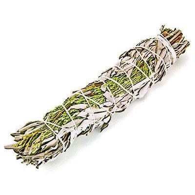 White Sage and Cedar Smudge Bundle