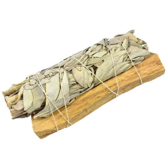 White Sage & Palo Santo Smudge Stick