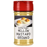 Organic Yellow Mustard Seed Ground Spice Jar