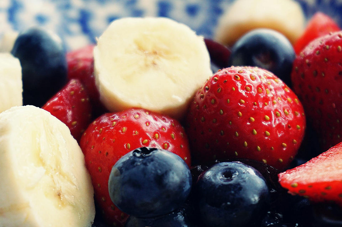 Anti-oxidant fruits in a bowl for health and wellness