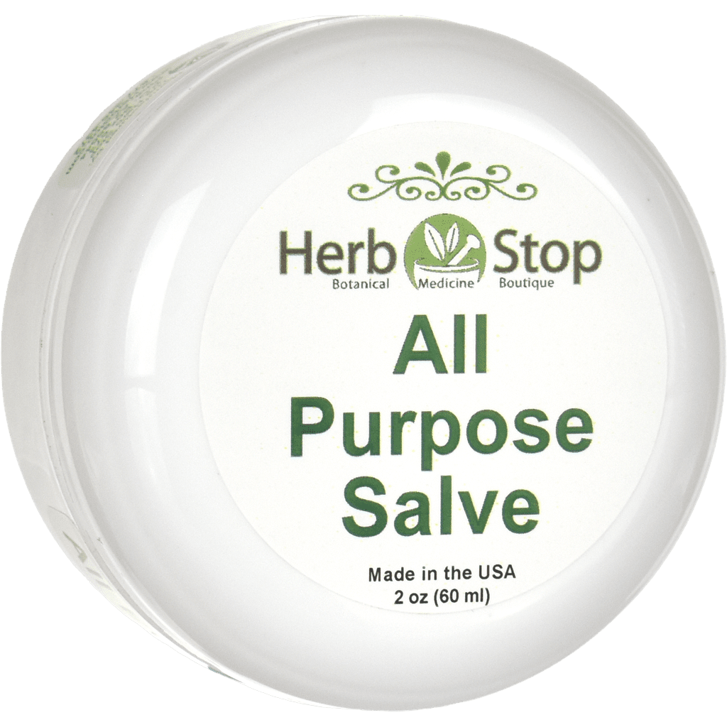 All Purpose Salve Jar Top Angle