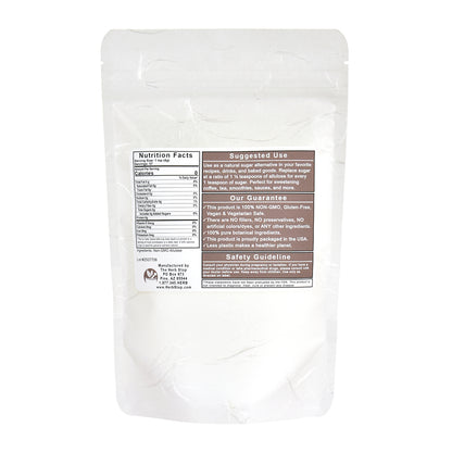 Allulose Sweetener Back of Bag 