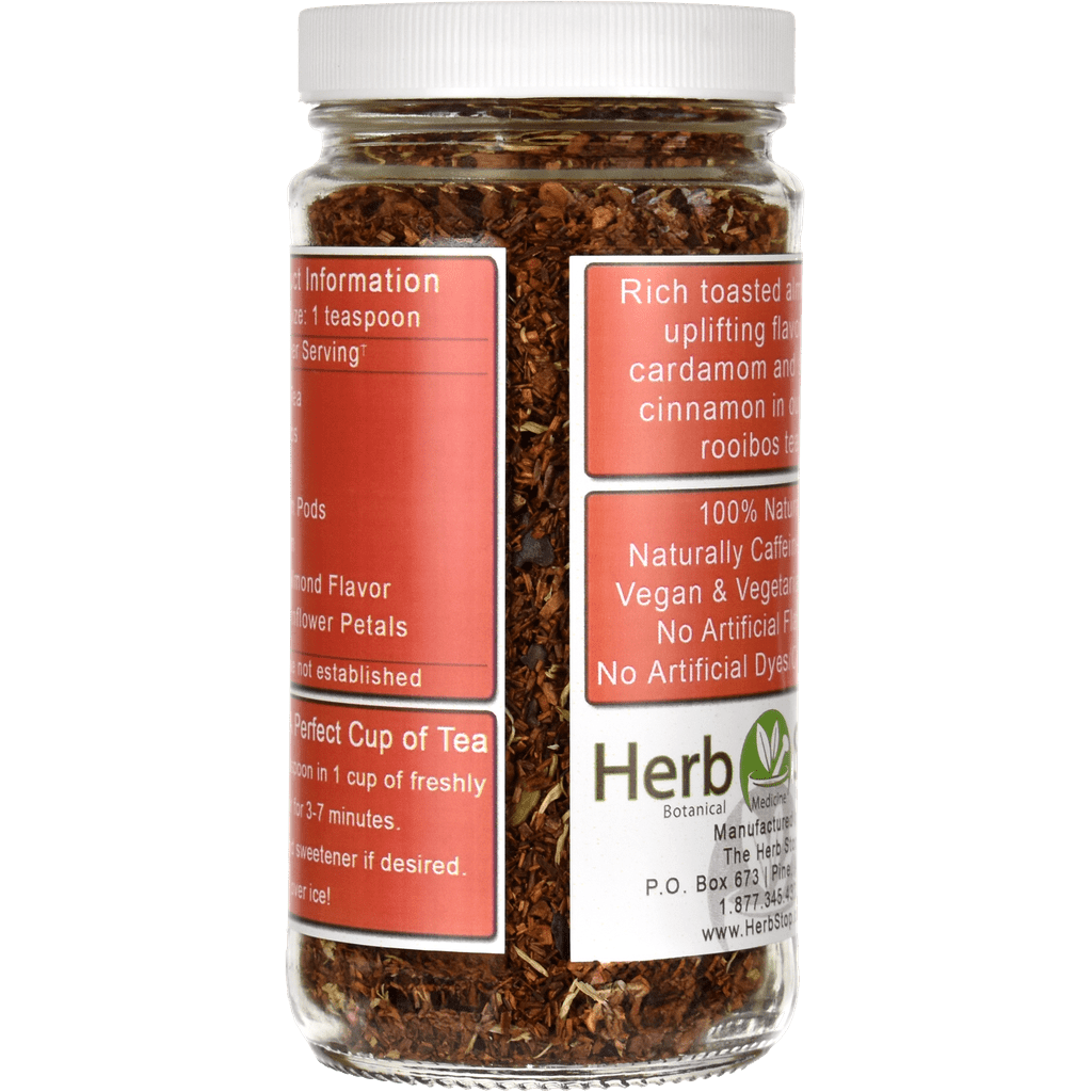 Almond Spice Cake Rooibos Tea Jar - Back