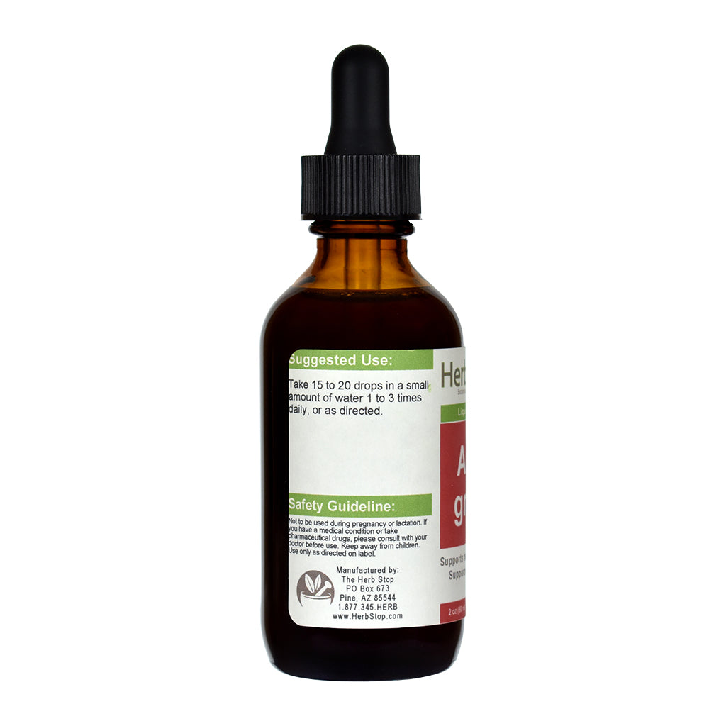Andrographis Liquid Extract 2 oz Bottle - Left