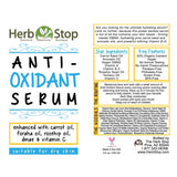 Anti-Oxidant Serum Label