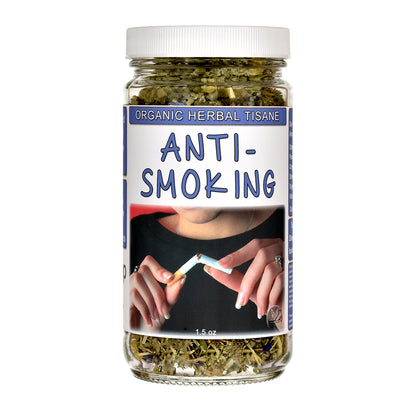 Organic Anti-Smoking Loose Leaf Herbal Tea - Jar