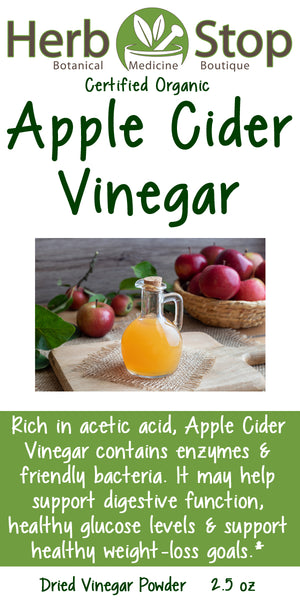 Apple Cider Vinegar Powder Label-Front
