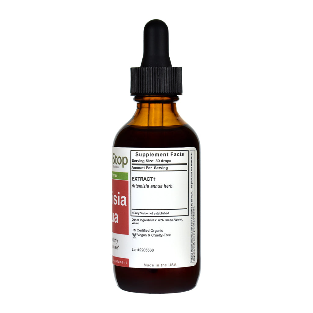 Artemisia Annua Extract 2 oz Bottle - Right