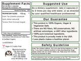 Artery Clear Capsules Label - Back
