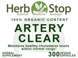 Artery Clear Capsules Label - Front