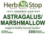 Astragalus/Marshmallow Capsules Label - Front