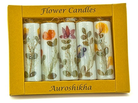 Auroshikha Cylindrical Candle Set