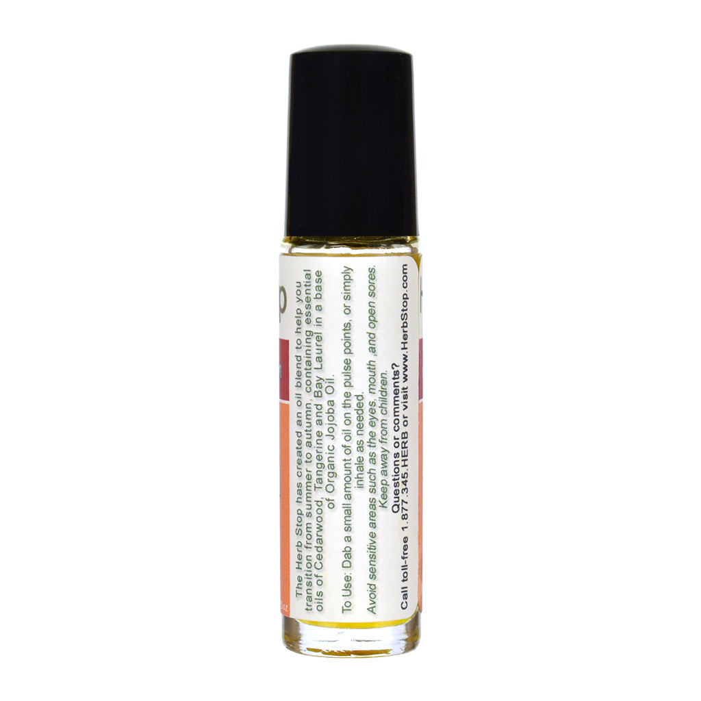 Autumn Breeze Aromatherapy Roll-On - Bottle Back