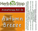 Autumn Breeze Aromatherapy Roll-On Label