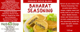 Organic Baharat Seasoning Label