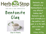 Bentonite Clay Label - Front