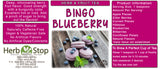 Bingo Blueberry Loose Leaf Herb & Fruit Tea Label