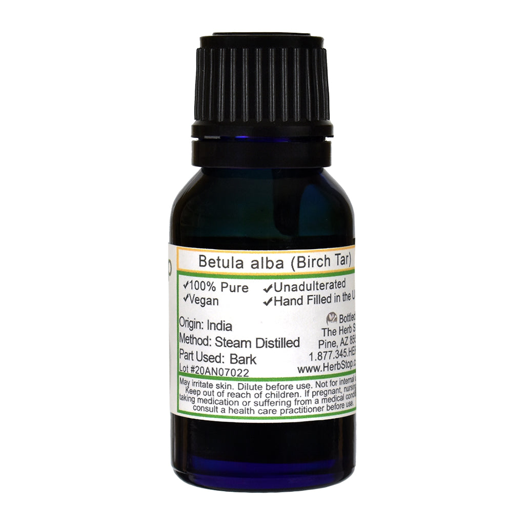 Birch Tar Essential Oil - Back