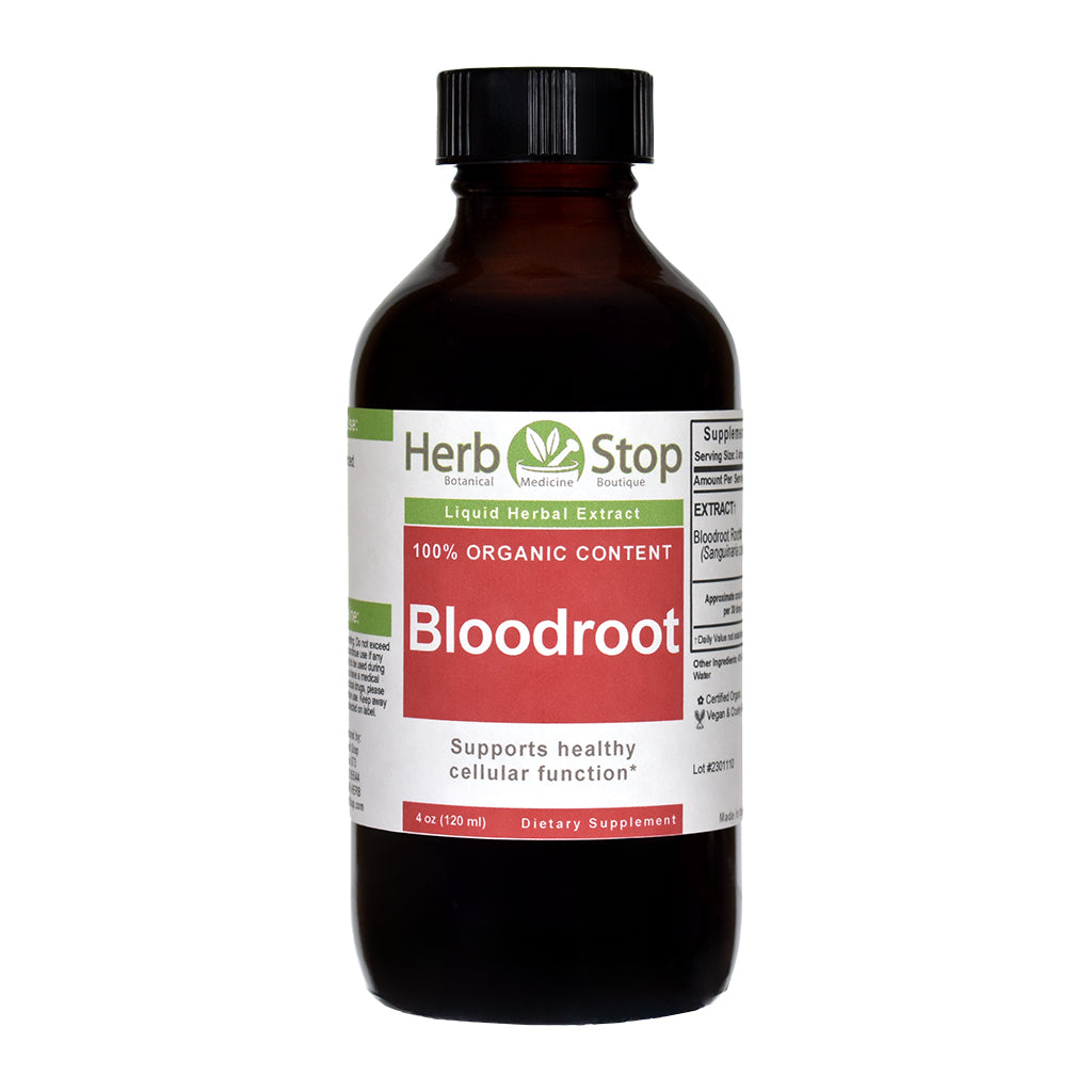 Bloodroot Extract Left 4 oz