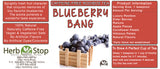 Blueberry Bang Loose Leaf Rooibos Tea Label