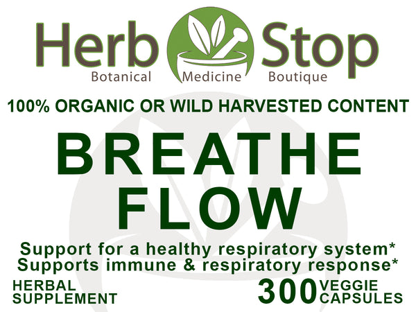 Breathe Flow Capsules Label - Front