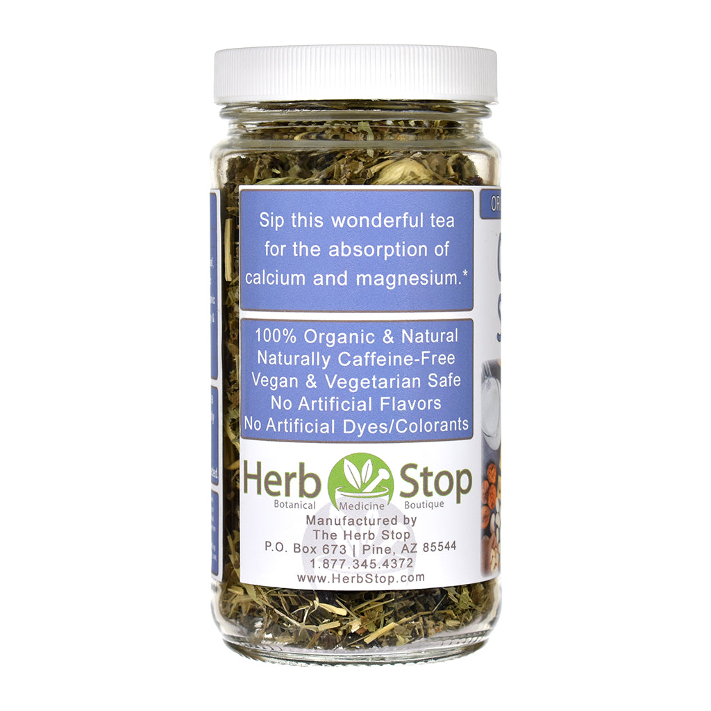 Calcium Support Loose Leaf Tea Jar - Left