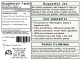 Calm Digestion Capsules Label - Back