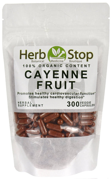 Cayenne Organic Capsules Bulk Bag