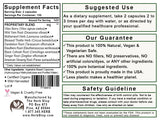 Centered Woman Capsules Label - Back