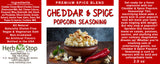 Cheddar & Spice Popcorn Seasoning Label