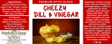 Cheezy Dill & Vinegar Blend Label