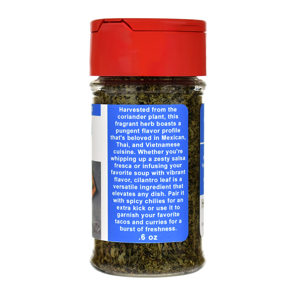 Organic Cilantro Leaf Spice Jar - Right