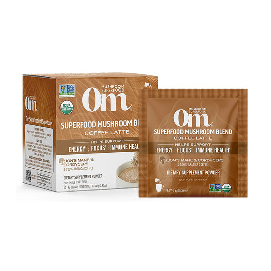 Om Mushroom Superfood Coffee Latte