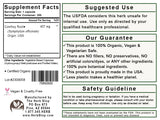 Comfrey Root Capsules Label - Back