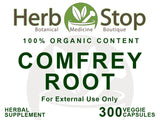 Comfrey Root Capsules Label - Front