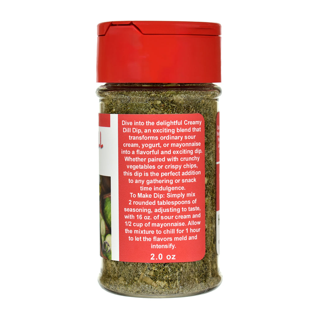 Creamy Dill Dip Jar - Right