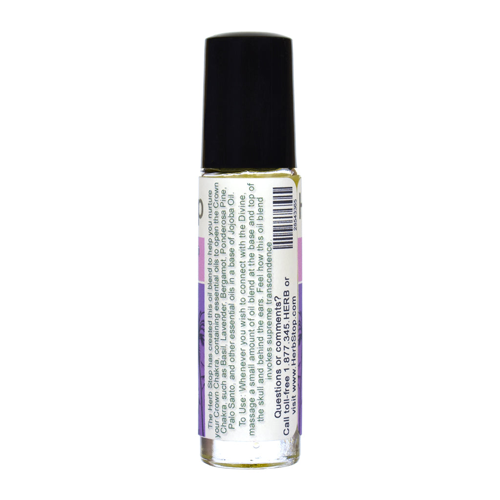Crown Chakra Aromatherapy Roll-On - Bottle Back