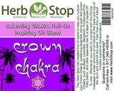 Crown Chakra Aromatherapy Roll-On Label