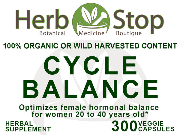 Cycle Balance Capsules Label - Front