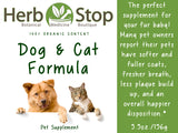 Dog & Cat Formula Label - Front